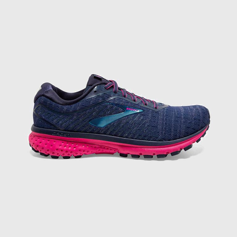 Brooks Ghost 12 Womens Road Running Shoes - Blue - Philippines (257804ZEG)